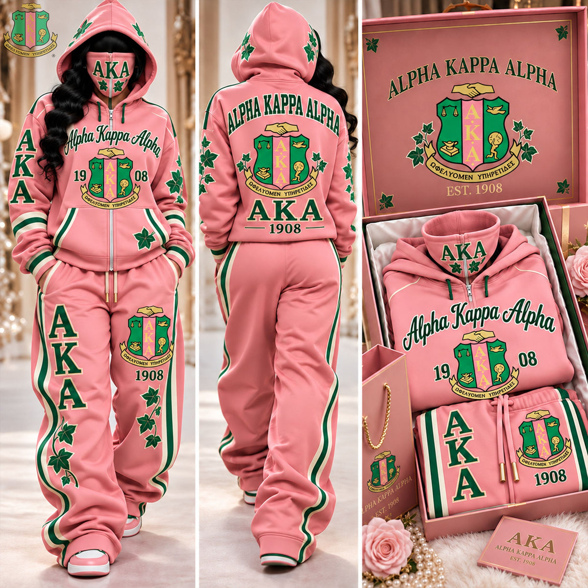 Premium Masked Hoodie Tracksuit Set HANNN TND AKA 19102613