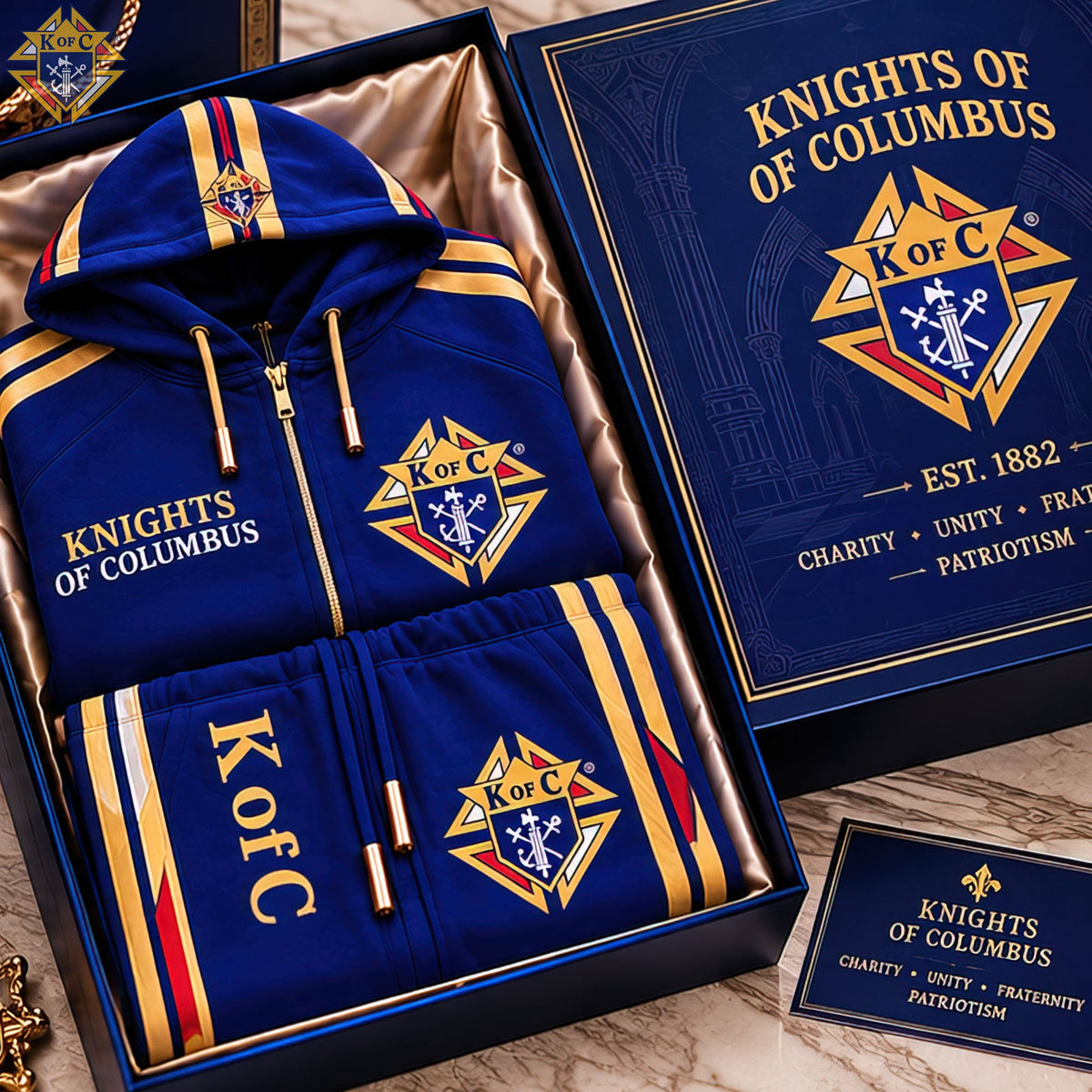Premium Masked Hoodie Tracksuit Set HANNN TND KOC 2310268