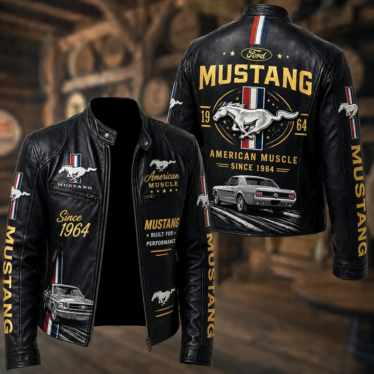 LEATHER JACKET TULT NTH MUSTA 2409267