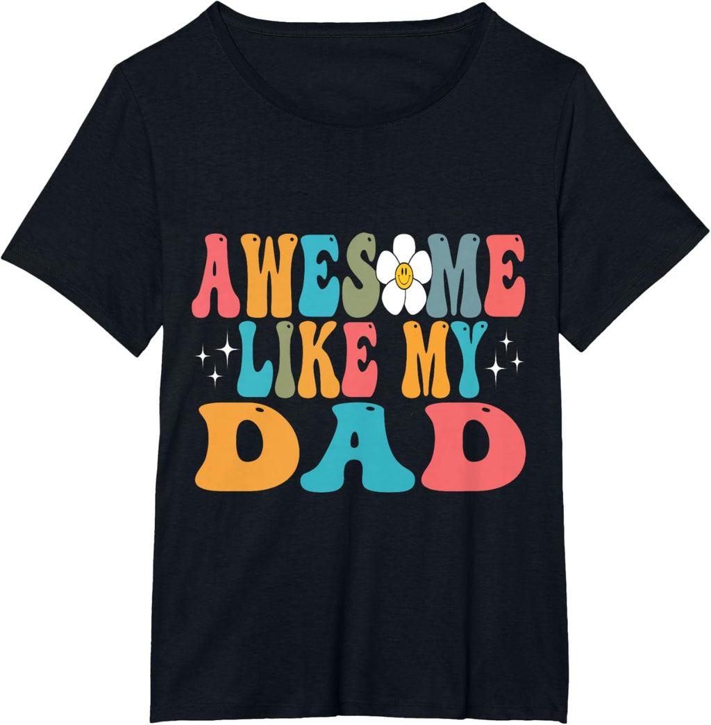 awesome like my dad matching fathers day family kids Groovy