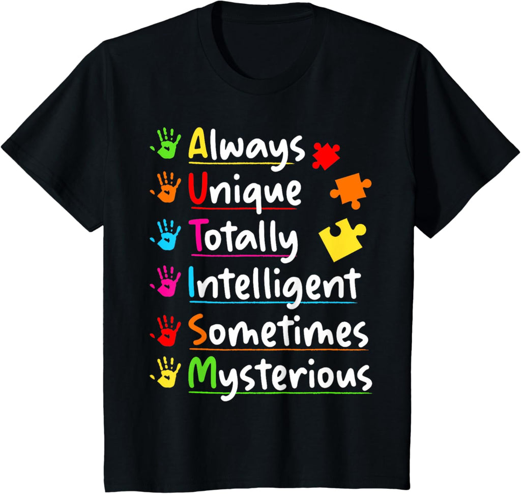 Always Unique Autism Awareness Totally Intelligent Kids